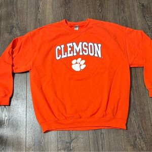 Vintage Clemson Tigers Gildan Orange Crewneck Sweatshirt Men’s XL